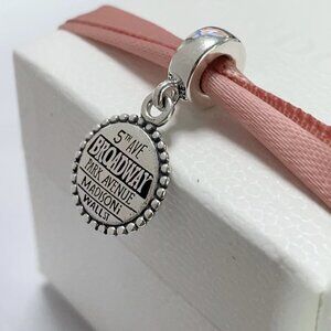 Pandora Broadway Park Avenue Madison Wall St Travel Dangle Charm Pendant